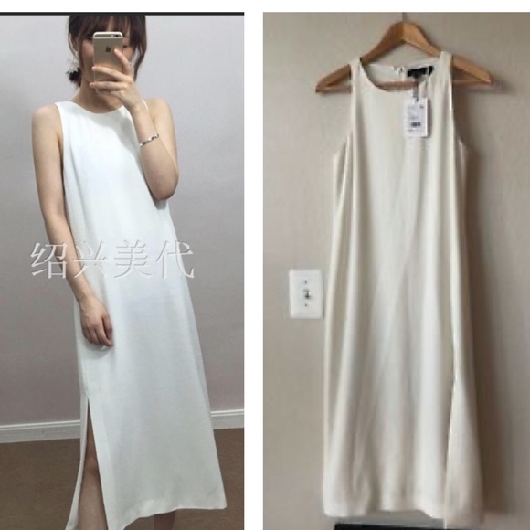 white maxi sheath dress